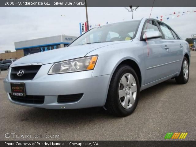 2008 Hyundai Sonata GLS in Silver Blue