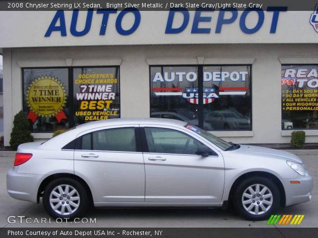 2008 Chrysler Sebring LX Sedan in Bright Silver Metallic