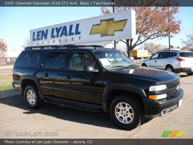 2005 Chevrolet Suburban 1500 Z71 4x4 in Black