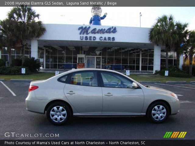 2008 Hyundai Elantra GLS Sedan in Laguna Sand Metallic