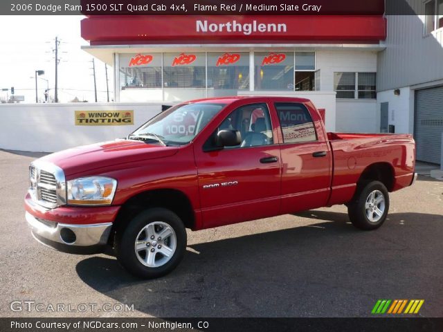 2006 Dodge Ram 1500 SLT Quad Cab 4x4 in Flame Red