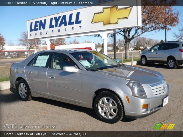 2007 Cadillac CTS Sedan in Light Platinum