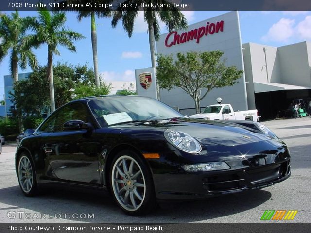 2008 Porsche 911 Carrera 4S Coupe in Black