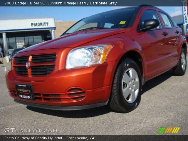 2008 Dodge Caliber SE in Sunburst Orange Pearl