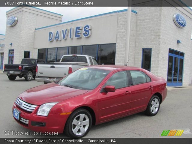 2007 Ford Fusion SE in Redfire Metallic
