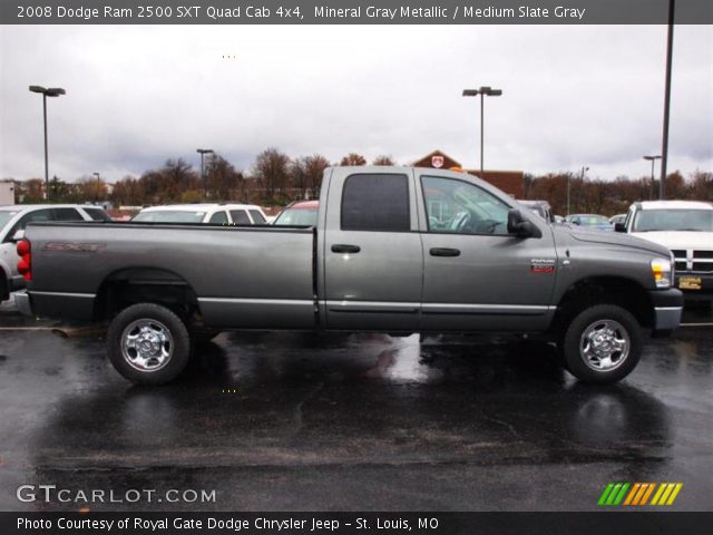 2008 Dodge Ram 2500 SXT Quad Cab 4x4 in Mineral Gray Metallic