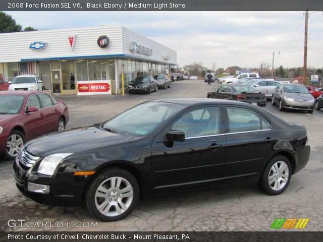 2008 Ford Fusion SEL V6 in Black Ebony