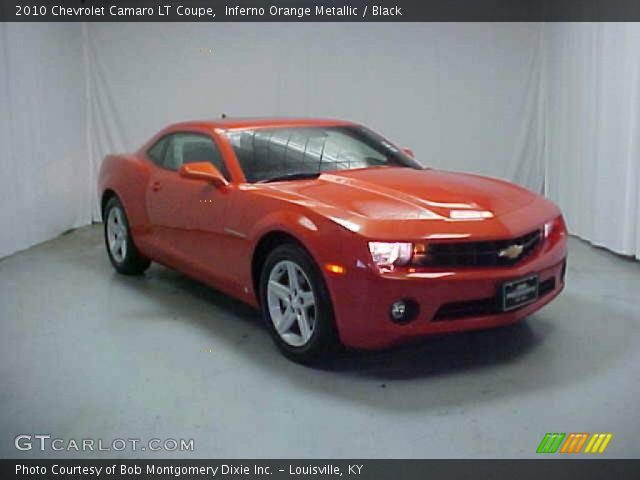 2010 Chevrolet Camaro LT Coupe in Inferno Orange Metallic