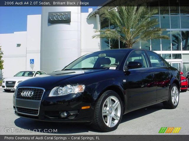 2006 Audi A4 2.0T Sedan in Brilliant Black