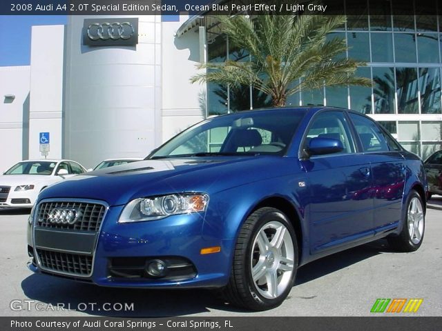 2008 Audi A4 2.0T Special Edition Sedan in Ocean Blue Pearl Effect