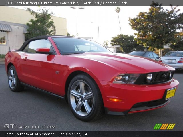 2010 Ford Mustang GT Premium Convertible in Torch Red