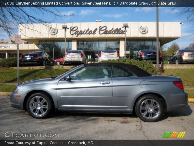 2008 Chrysler Sebring Limited Convertible in Silver Steel Metallic