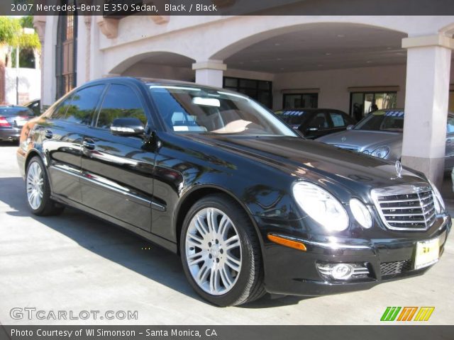 2007 Mercedes-Benz E 350 Sedan in Black
