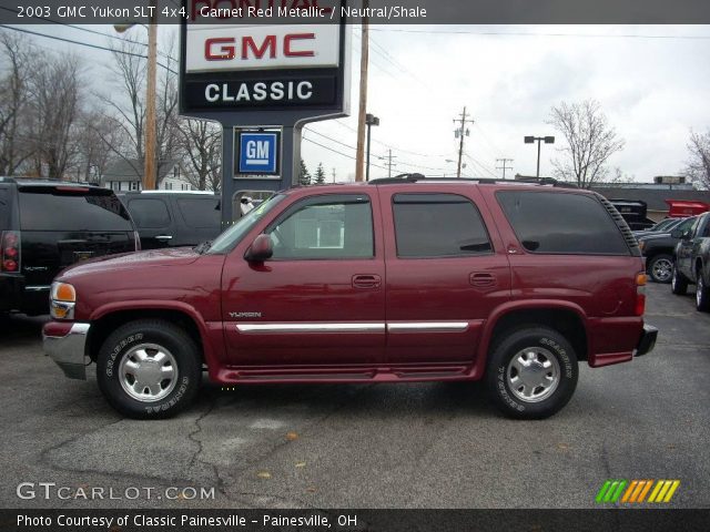 2003 GMC Yukon SLT 4x4 in Garnet Red Metallic