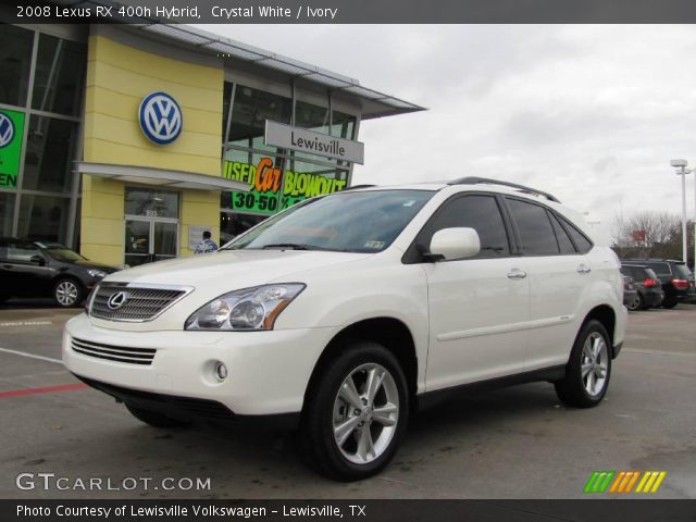 2008 Lexus RX 400h Hybrid in Crystal White
