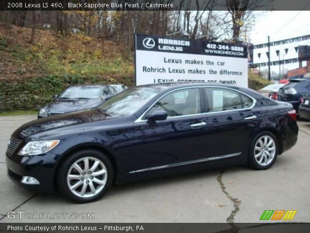 2008 Lexus LS 460 in Black Sapphire Blue Pearl