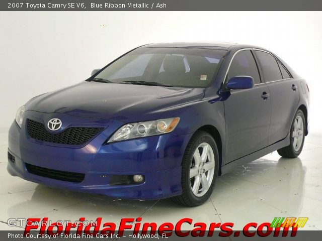 2007 Toyota Camry SE V6 in Blue Ribbon Metallic
