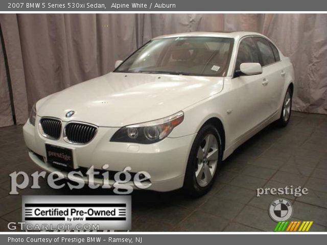 2007 BMW 5 Series 530xi Sedan in Alpine White