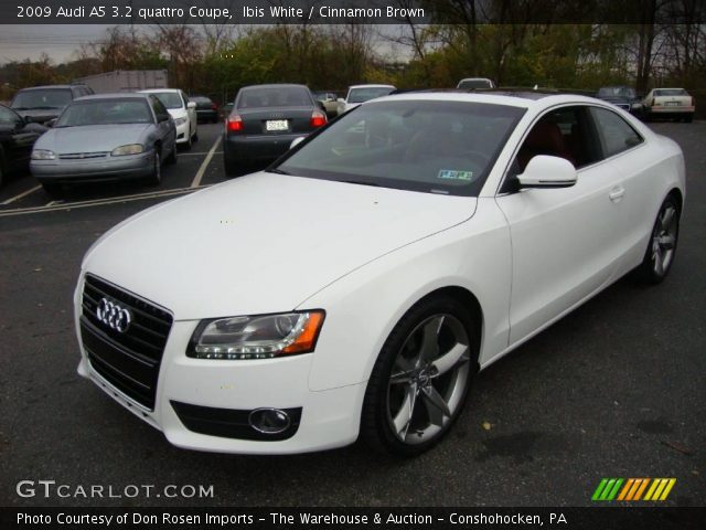 2009 Audi A5 3.2 quattro Coupe in Ibis White
