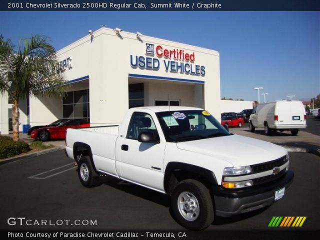 2001 Chevrolet Silverado 2500HD Regular Cab in Summit White