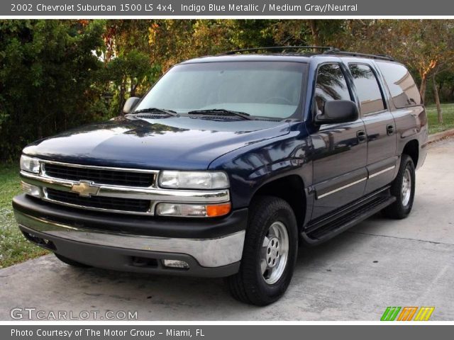 2002 Chevrolet Suburban 1500 LS 4x4 in Indigo Blue Metallic