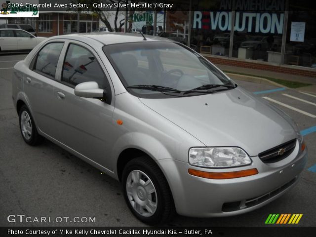 2004 Chevrolet Aveo Sedan in Galaxy Silver Metallic