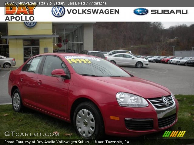 2007 Volkswagen Jetta 2.5 Sedan in Salsa Red