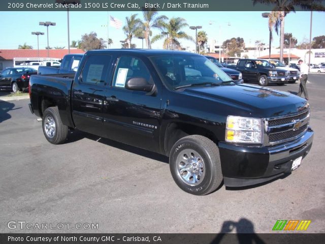 2009 Chevrolet Silverado 1500 LS Crew Cab in Black