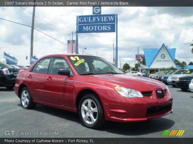 2007 Subaru Impreza 2.5i Sedan in Garnet Red Pearl