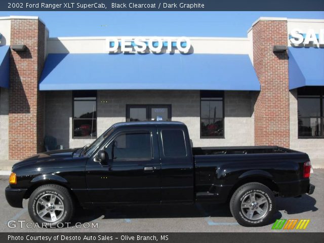 2002 Ford Ranger XLT SuperCab in Black Clearcoat