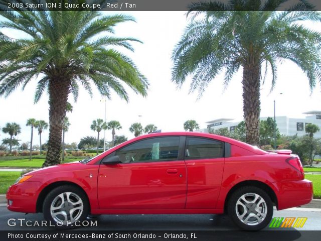 2003 Saturn ION 3 Quad Coupe in Red