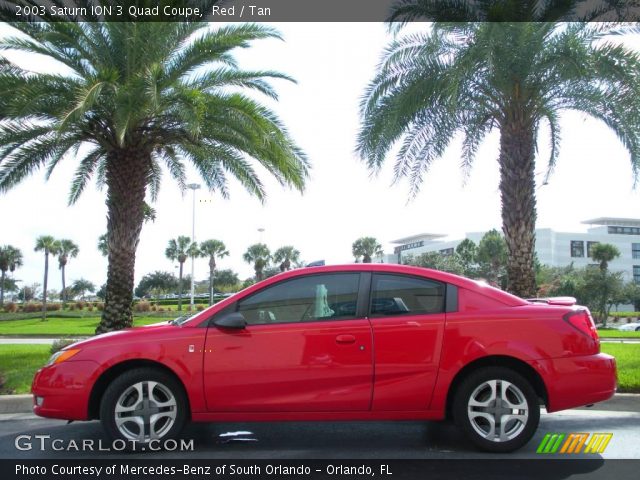 2003 Saturn ION 3 Quad Coupe in Red
