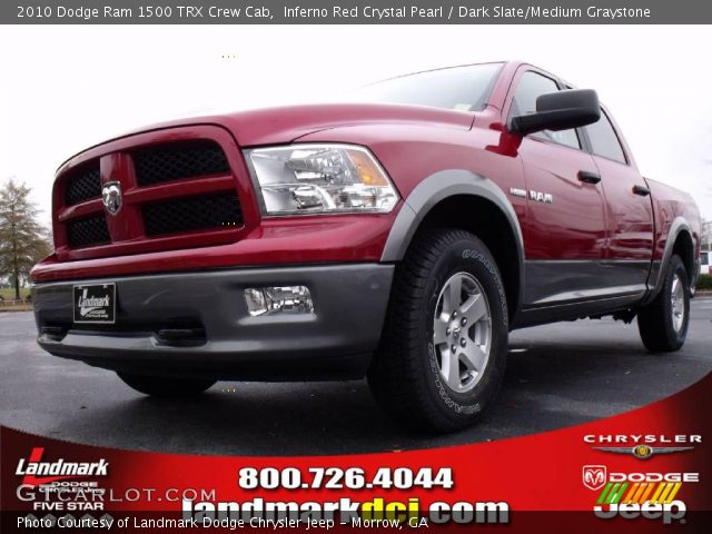 2010 Dodge Ram 1500 TRX Crew Cab in Inferno Red Crystal Pearl