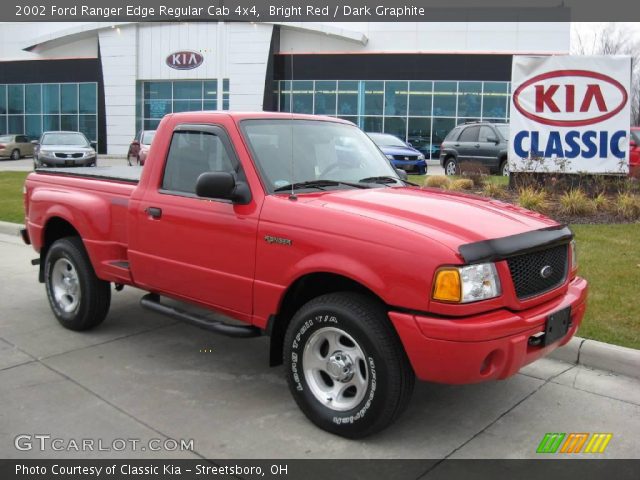 2002 Ford Ranger Edge Regular Cab 4x4 in Bright Red