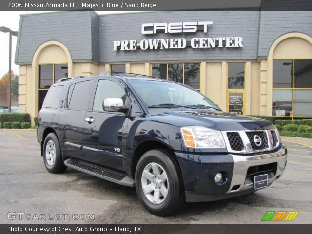 2006 Nissan Armada LE in Majestic Blue