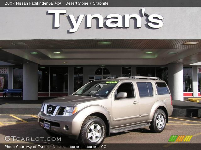 2007 Nissan Pathfinder SE 4x4 in Desert Stone