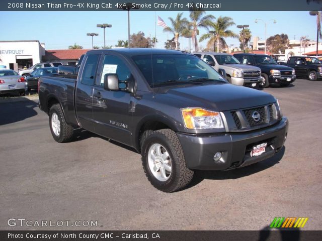 2008 Nissan Titan Pro-4X King Cab 4x4 in Smoke Gray