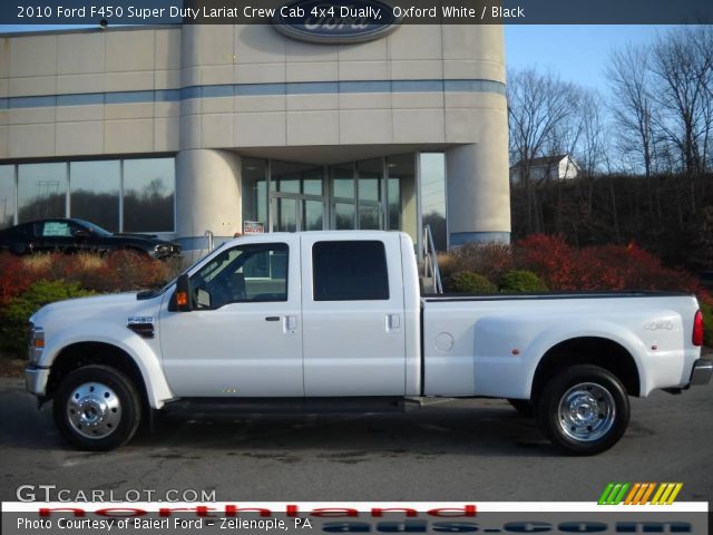 2010 Ford F450 Super Duty Lariat Crew Cab 4x4 Dually in Oxford White
