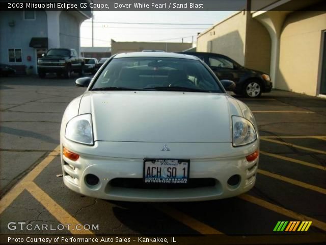 2003 Mitsubishi Eclipse GS Coupe in Dover White Pearl