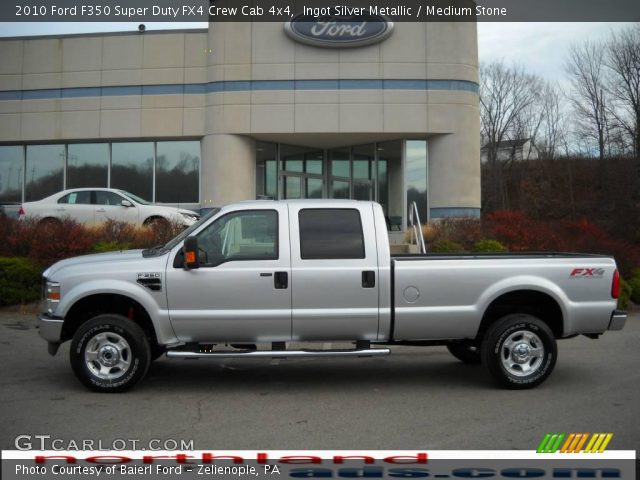 2010 Ford F350 Super Duty FX4 Crew Cab 4x4 in Ingot Silver Metallic