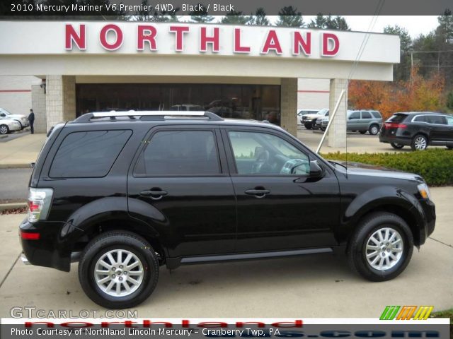 2010 Mercury Mariner V6 Premier 4WD in Black