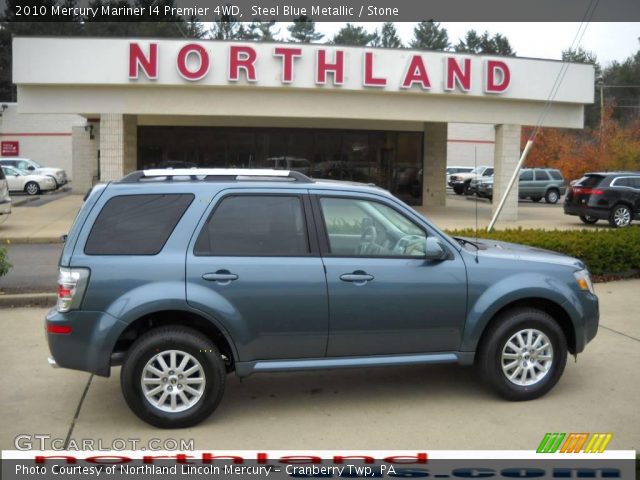 2010 Mercury Mariner I4 Premier 4WD in Steel Blue Metallic
