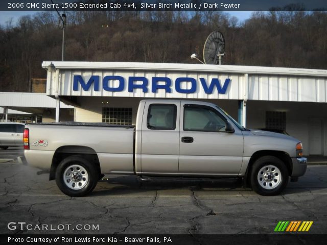 2006 GMC Sierra 1500 Extended Cab 4x4 in Silver Birch Metallic