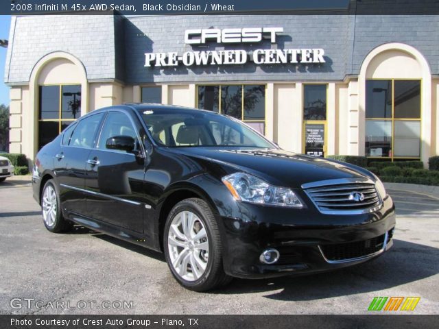 2008 Infiniti M 45x AWD Sedan in Black Obsidian