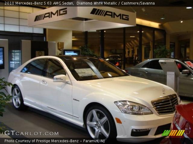 2010 Mercedes-Benz S 63 AMG Sedan in Diamond White Metallic