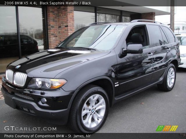2006 BMW X5 4.4i in Black Sapphire Metallic