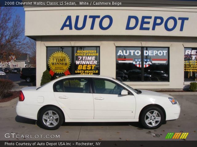 2008 Chevrolet Malibu Classic LS Sedan in White