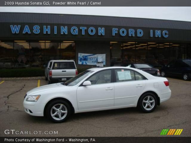 2009 Hyundai Sonata GLS in Powder White Pearl