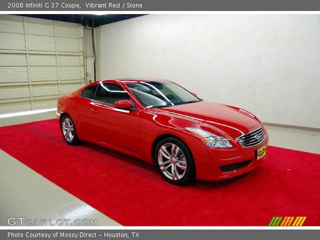 2008 Infiniti G 37 Coupe in Vibrant Red