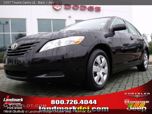 2007 Toyota Camry LE in Black
